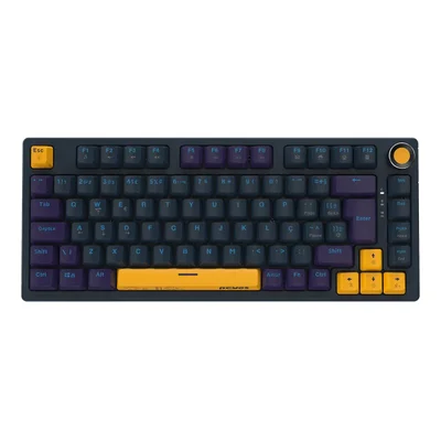 Teclado Mecanico 75% PCyes Arkeum - Sunset Edition - Switch Blue - Akss75bbr