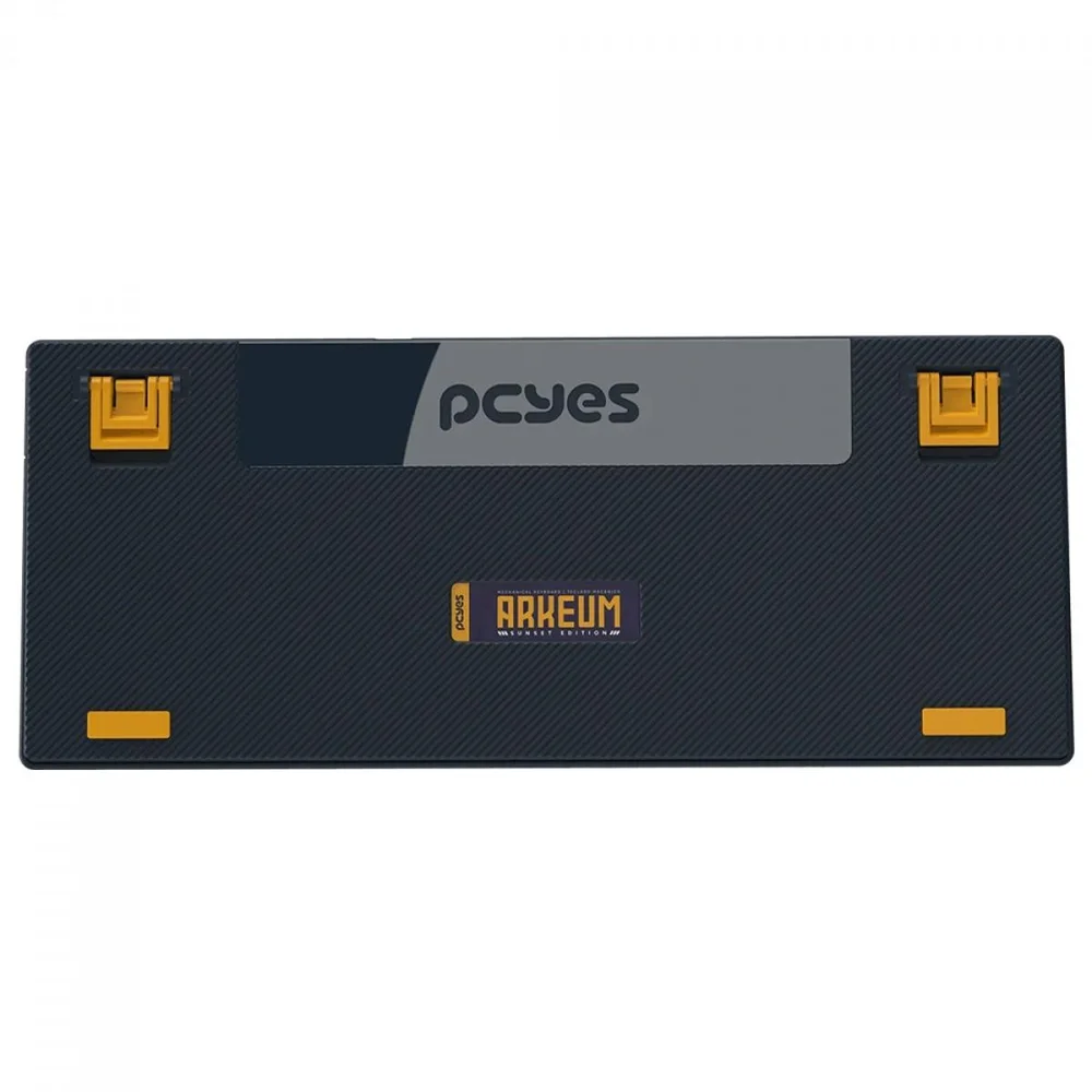 Imagem 5 de 5 do produto Teclado Mecânico Gamer PCyes Arkeum Sunset Edition, 75%, Switch Blue, Abnt2, Azul, Amarelo E Roxo, Akss75bbr