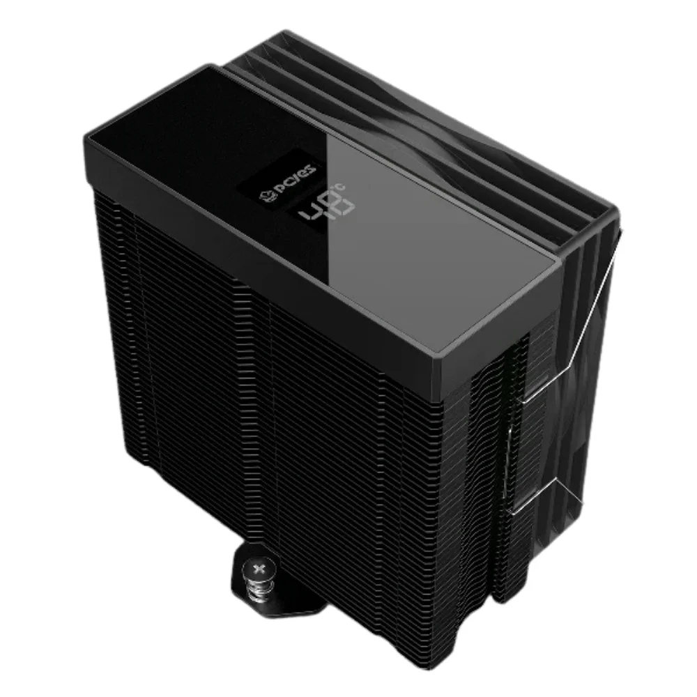 Imagem 2 de 5 do produto Cooler Para Processador PCyes Duley Black Vulcan ARGB Com Display Tdp 180w - Acdlybv