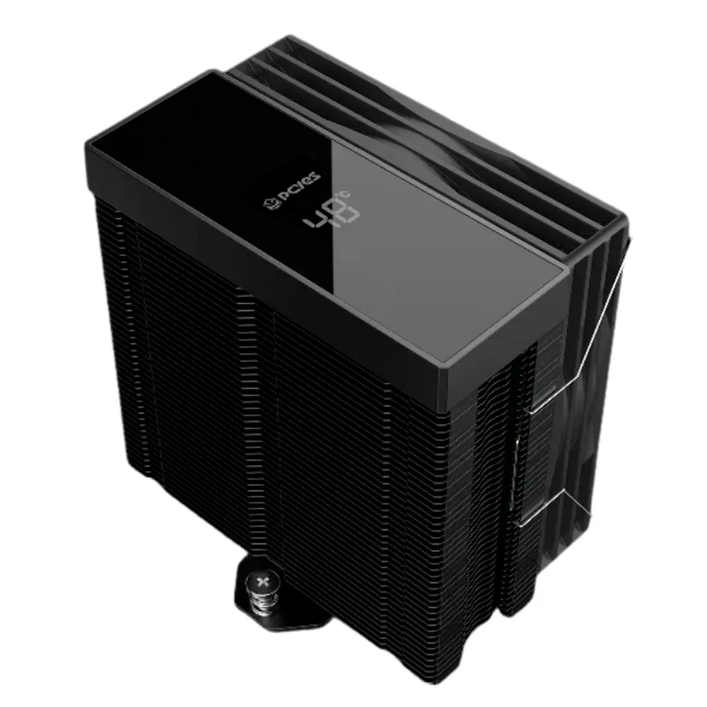 Imagem 3 de 5 do produto Cooler Para Processador PCyes Duley Black Vulcan ARGB Com Display Tdp 180w - Acdlybv