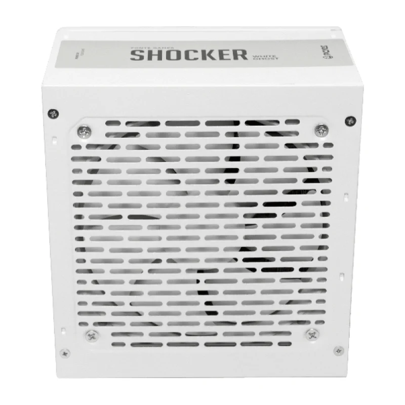Imagem 4 de 5 do produto Fonte Gamer PCyes Shocker 500w White Ghost 80 Plus Standard - Pf500shwg