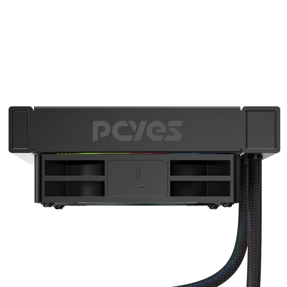 Water Cooler PCyes Duley 120mm Black Vulcan ARGB 120mm Com Display - Tdp 200w 8