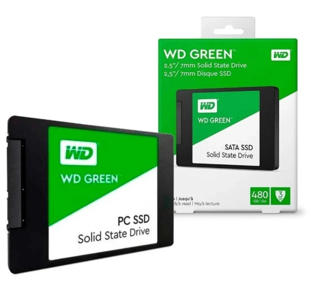 Imagem 2 de 2 do produto Hd SSD Interno 480GB Sata 3 WD Wd Green