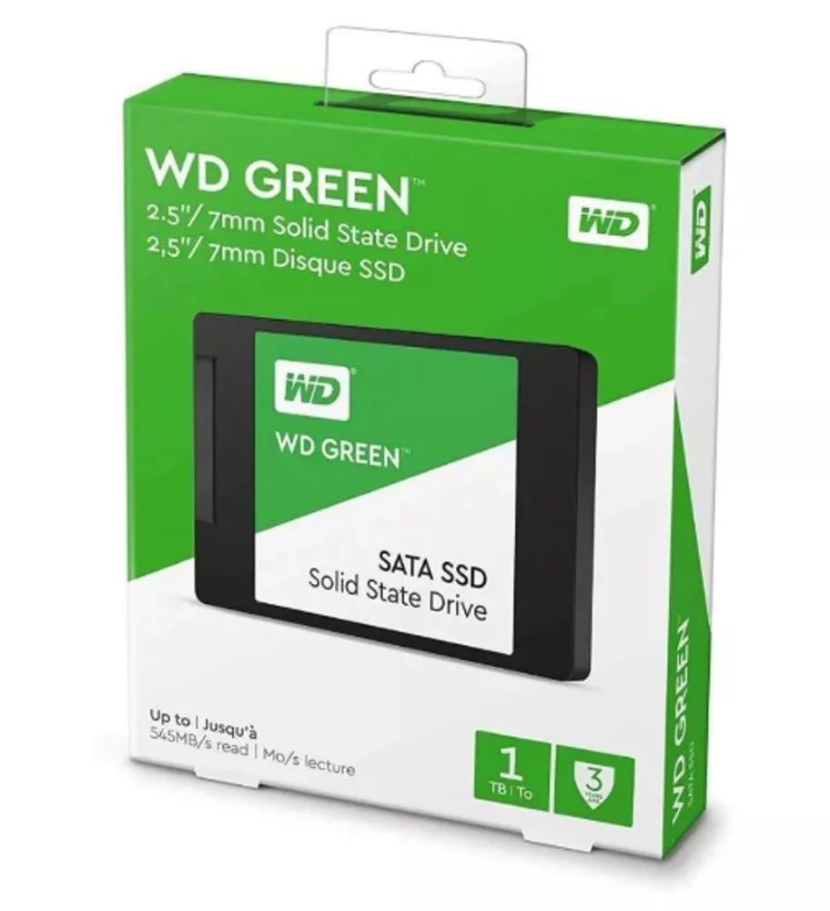 Imagem 2 de 2 do produto Hd SSD Interno 1 Tb Sata 3 WD Wd Green
