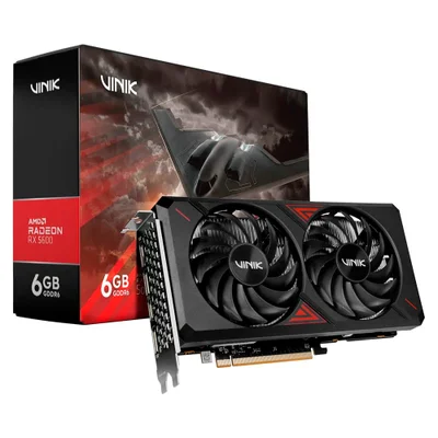 Placa De Video, Gpu, Amd, Radeon, Rx 5600, 6gb, 192bits, Gddr6, Dual Fan - Gpuvk56006gb2f