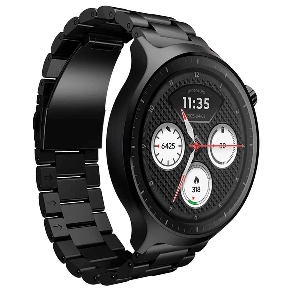 Smartwatch Moto Watch Preto Powered By Polar, Display OLED 1.4” 47mm, Resistência À Água, Gps E... 6