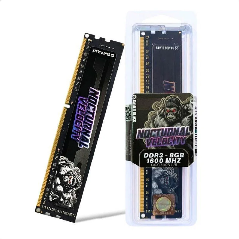 Memoria Gamer Black PC 8GB Ddr3 1600mhz