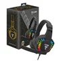 Headset Gamer Cor Preta Night Seek Clanm LED Rainbow Preto Microfone 50hz~10khz