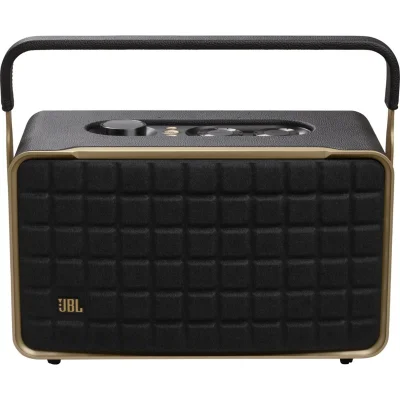 Caixa De Som Portátil Jbl Authentics 300 Com Alça, Bluetooth E Wi-fi Assistentes De Voz 100w Rms - Preta