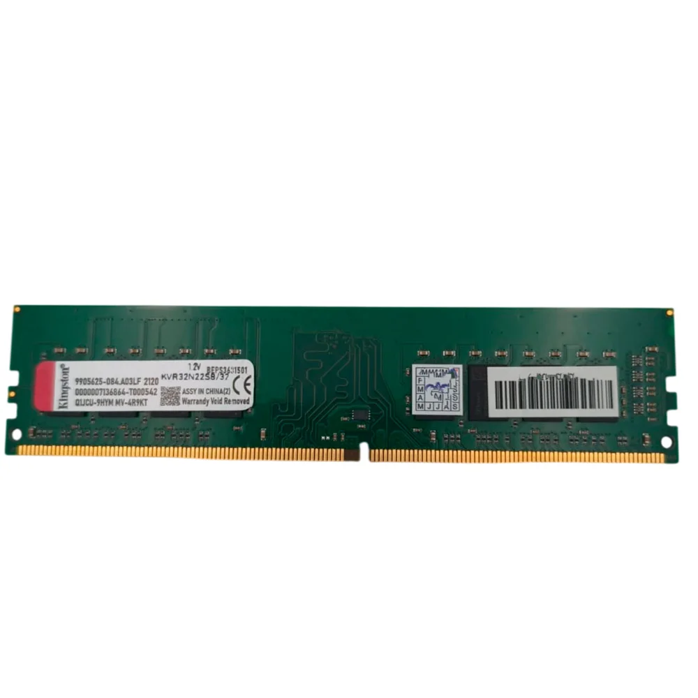 Memória Kingston 32gb (1x 32gb) Ddr4, 3200mhz, PC4-25600, 1.2v, Non-ecc - Kvr32n22s8/32