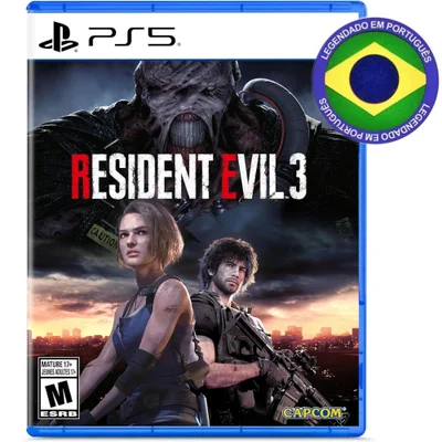 Resident Evil 3 Mídia Física Ps5 Novo Lacrado Playstation 5