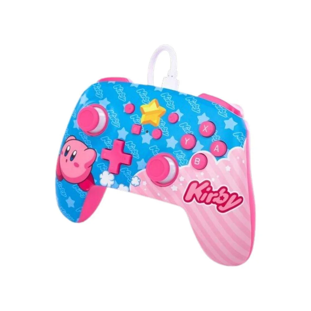 Controle Com Fio Enhanced Kirby Para Nintendo Switch Nsgp0067-01 Power A