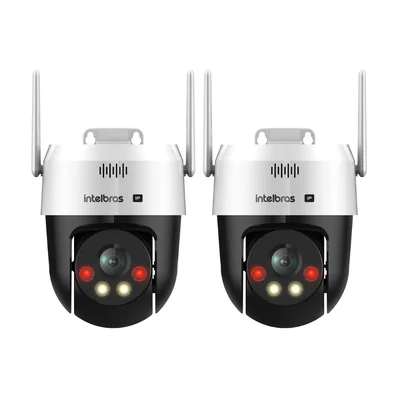 Kit 2 Câmeras Ip Wi-fi Intelbras Vipw 1300 Mini Sd Speed Dome