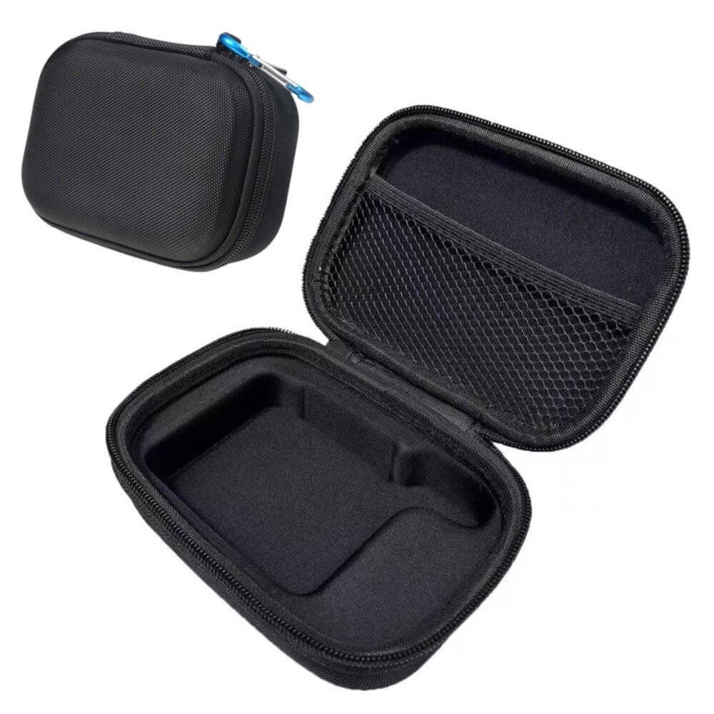 Bolsa capa estojo case protetora rígida compatível com JBL Go 4 com compartimento Interno para carregador e cabo