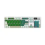 Teclado Mecânico Gamer Sem Fio Tri Mode Bluetooth RGB Fire Phoenix Bk-f104 Pro Cheese White Switch Pink Gold