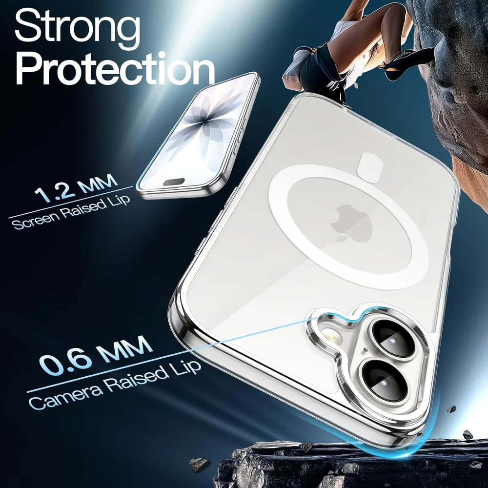 Imagem 4 de 5 do produto Capa Iphone 17 Pro Proteção Contra Quedas De Nível Militar