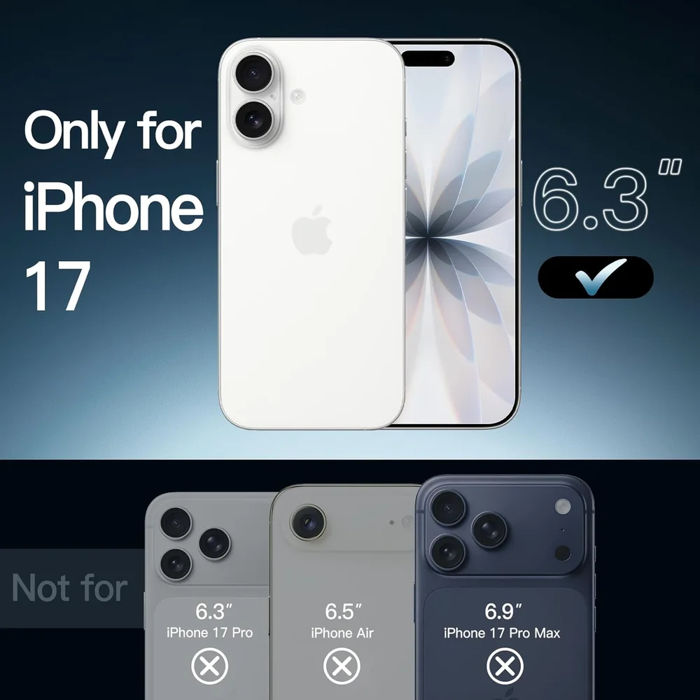 Imagem 5 de 5 do produto Capa Iphone 17 Pro Proteção Contra Quedas De Nível Militar