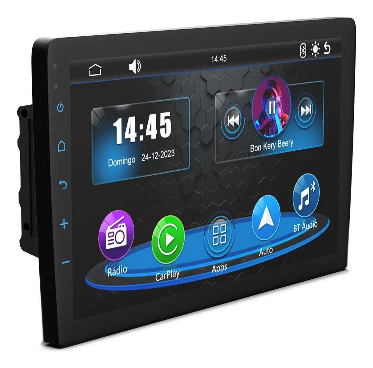 Central Multimídia Mp5 9 Polegadas Bt Usb Entrada Para Câmera Ré Cm9 Connect 2 Din - Faaftech