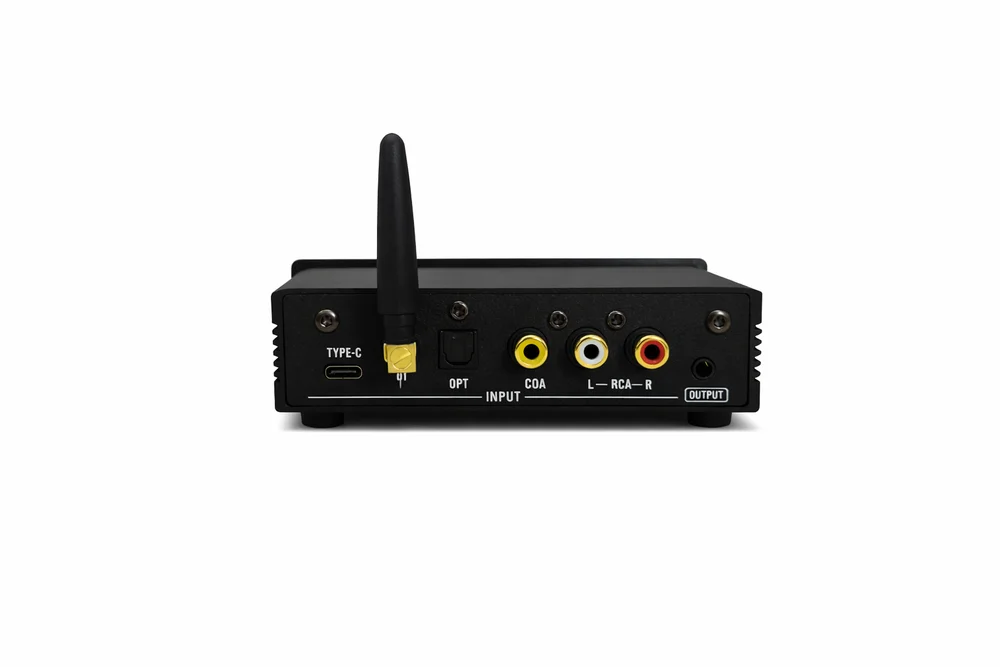 Imagem 3 de 5 do produto Amplificador Dac Para Fone Usb Bluetooth Óptico Rca Alta Potência Controle Graves Médios Agudos