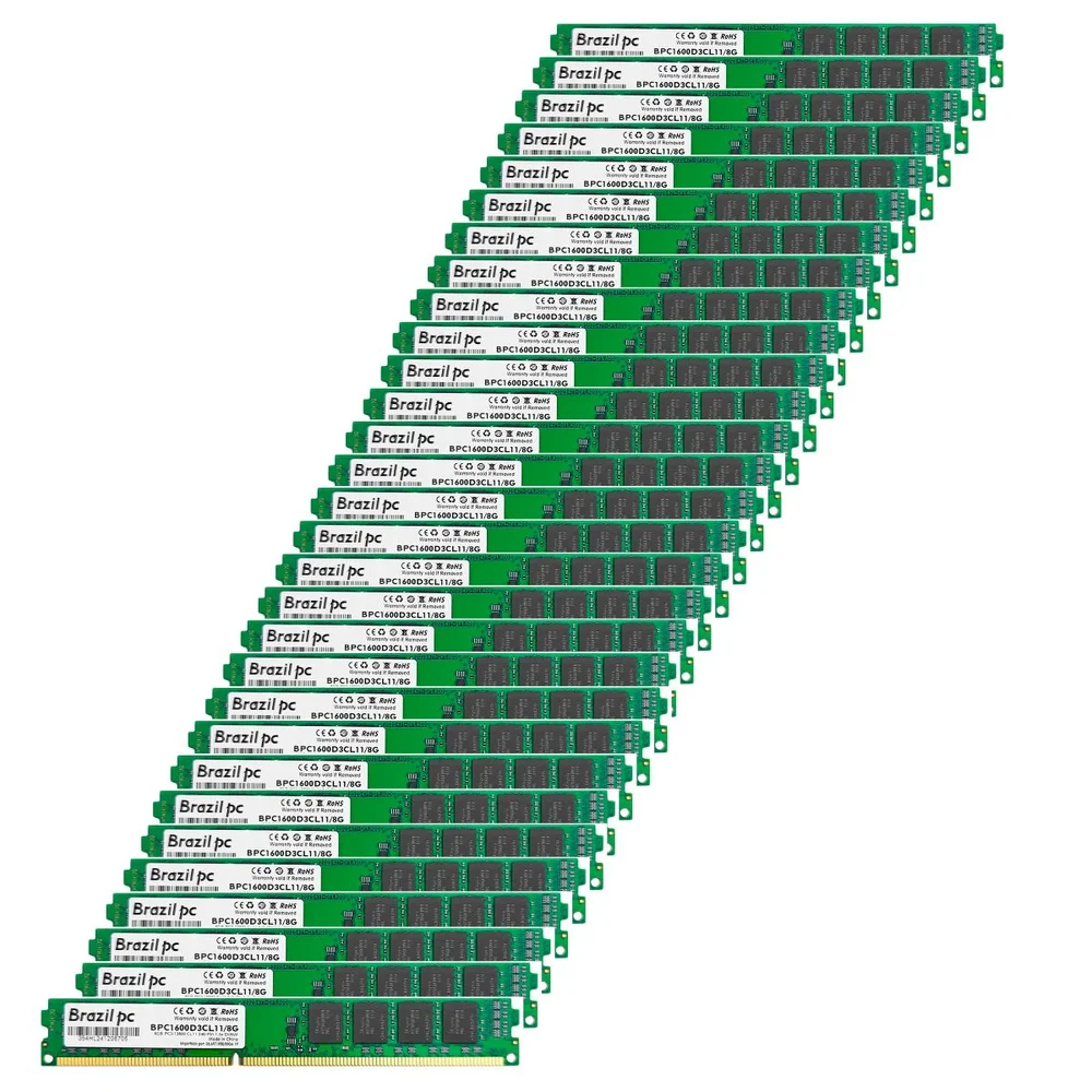 Kit 30 Memoria 8GB Ddr3 1600mhz Brazil PC Bpc1600d3cl11/8g