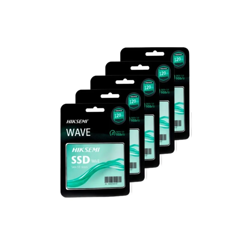 Kit 5 SSD 120GB Hiksemi Wave Sata 3 2,5 7mm Hs-ssd-wave(s) 120g