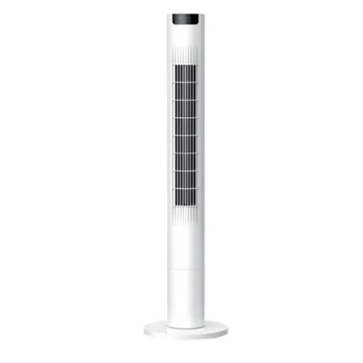 Ventilador Torre Silencioso 127v Com Controle Remoto Swing 3 Velocidades Toque Temporizador 80w On-vt600