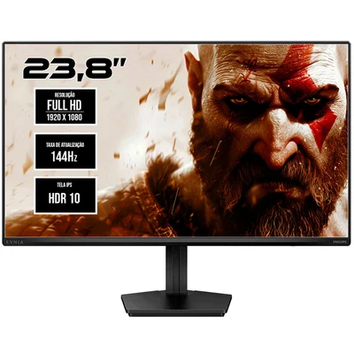 Monitor Gamer Philips Evnia 23.8" LED Ips, Full Hd 1920x1080, 144hz, 0.5ms, HDMI E Display Port - 24m2n3200nf