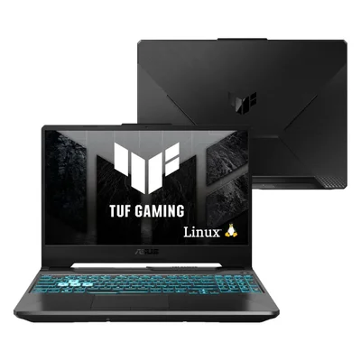 Notebook Gamer Asus Tuf Gaming A15, Amd Ryzen 7, RTX 3050, 8GB Ram, 512gb SSD, Linux Keepos, Graphite Black - Fa506ncg-hn216