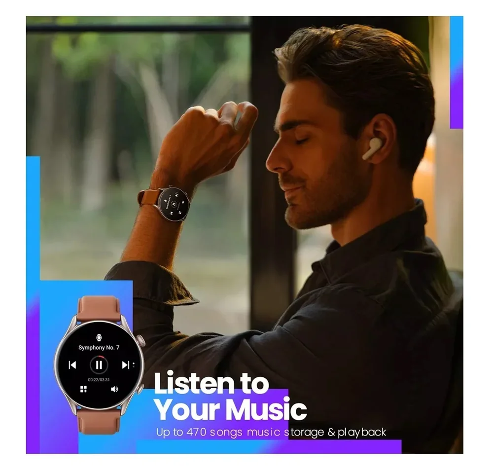 Imagem 2 de 5 do produto Smartwatch Amazfit Gtr 3 Pro 46mm Brown