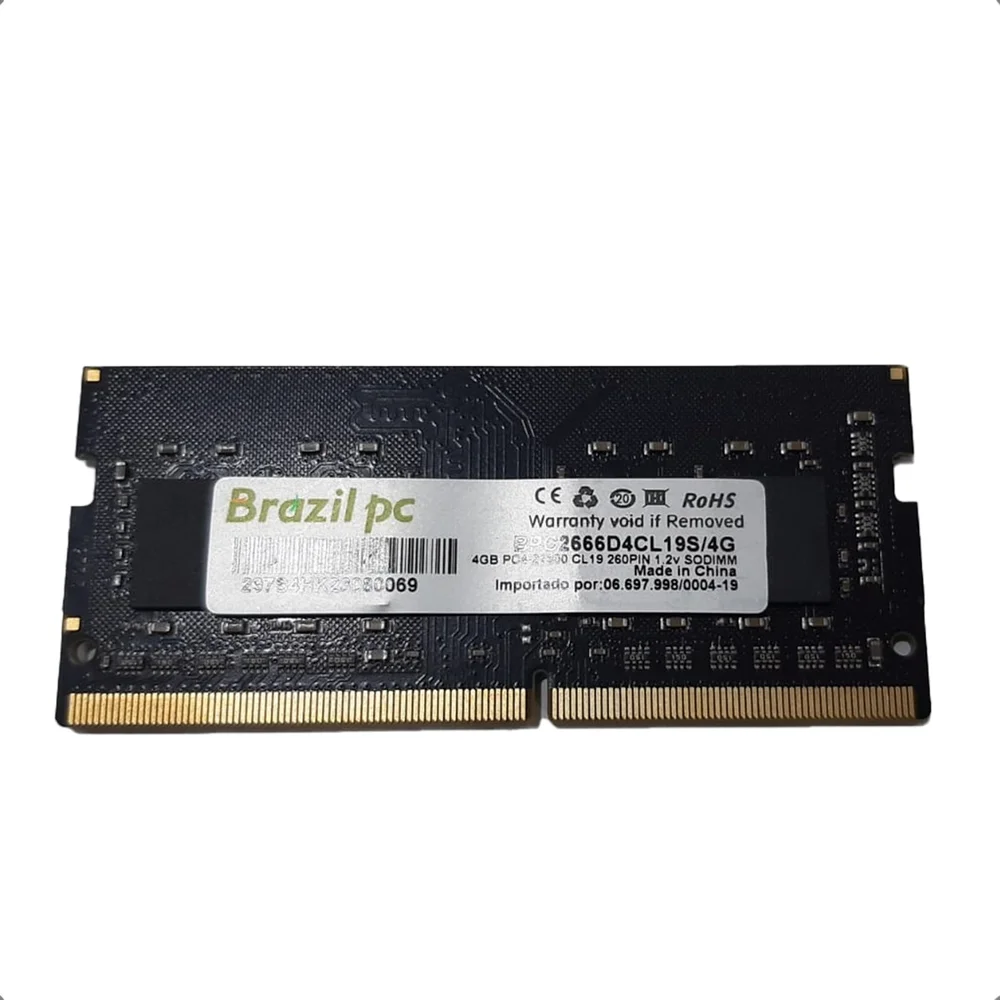 Memória 4gb Notebook Ddr4 2666 Oem Memória 4gb Notebook Ddr4 2666 Oem