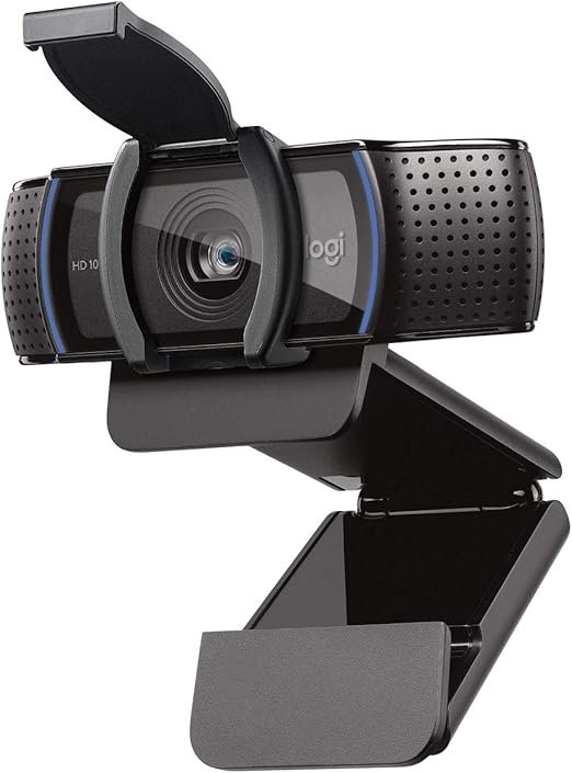 Webcam Full Hd Logitech C920s Com Microfone E Tampa De Privacidade
