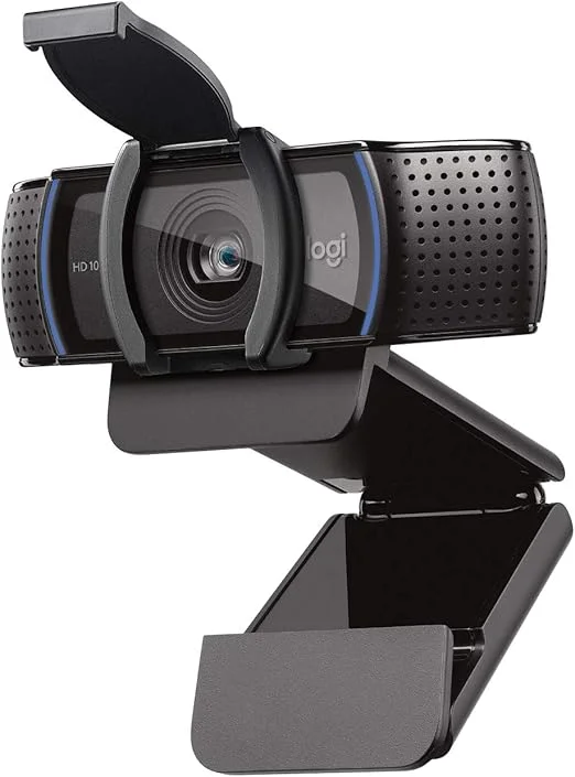 Webcam Full Hd Logitech C920s Com Microfone E Tampa De Privacidade