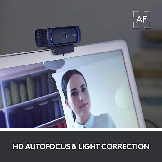Imagem 2 de 2 do produto Webcam Full Hd Logitech C920s Com Microfone E Tampa De Privacidade