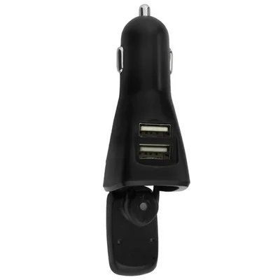 Carregador Automotivo 2 Usb Bluetooth 4.0 Com Fone De Ouvido
