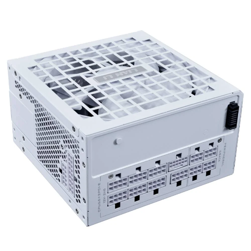 Imagem 4 de 5 do produto 4718466022578 - Fonte Gamer Lian Li 80 Plus Gold 1200 Watts Rs1200g Wh Br Branco