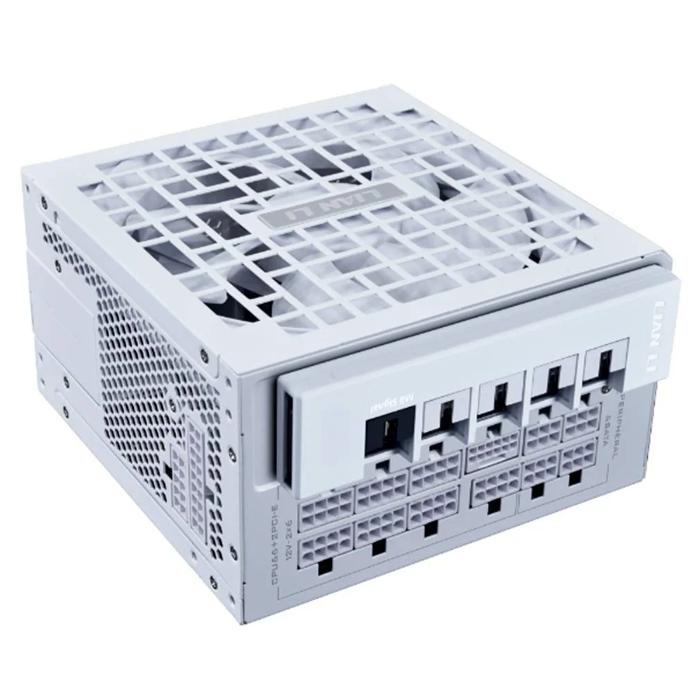 Imagem 5 de 5 do produto 4718466022578 - Fonte Gamer Lian Li 80 Plus Gold 1200 Watts Rs1200g Wh Br Branco