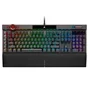 Teclado Gamer Mecânico Com Fio RGB Us Switch Cherry Mx Speed Corsair K100 Ch-912a014-na Preto