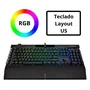 Teclado Gamer Mecânico Com Fio RGB Us Switch Cherry Mx Speed Corsair K100 Ch-912a014-na Preto