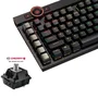 Teclado Gamer Mecânico Com Fio RGB Us Switch Cherry Mx Speed Corsair K100 Ch-912a014-na Preto