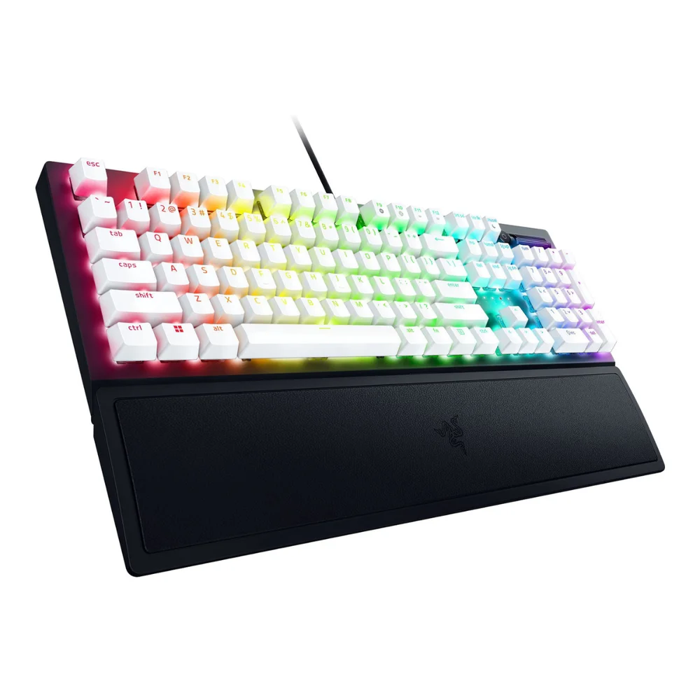 Teclado Gamer Mecânico Com Fio RGB Chroma Us Razer Blackwidow V3 Rz03-03543300-r3u1 Preto