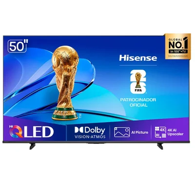 Smart Tv Hisense 50quot HiqLED 4k Uhd Processador