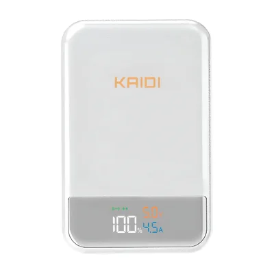 Power Bank Magnético 10000 Mah Magnetico Kaidi Kd-998 Branco