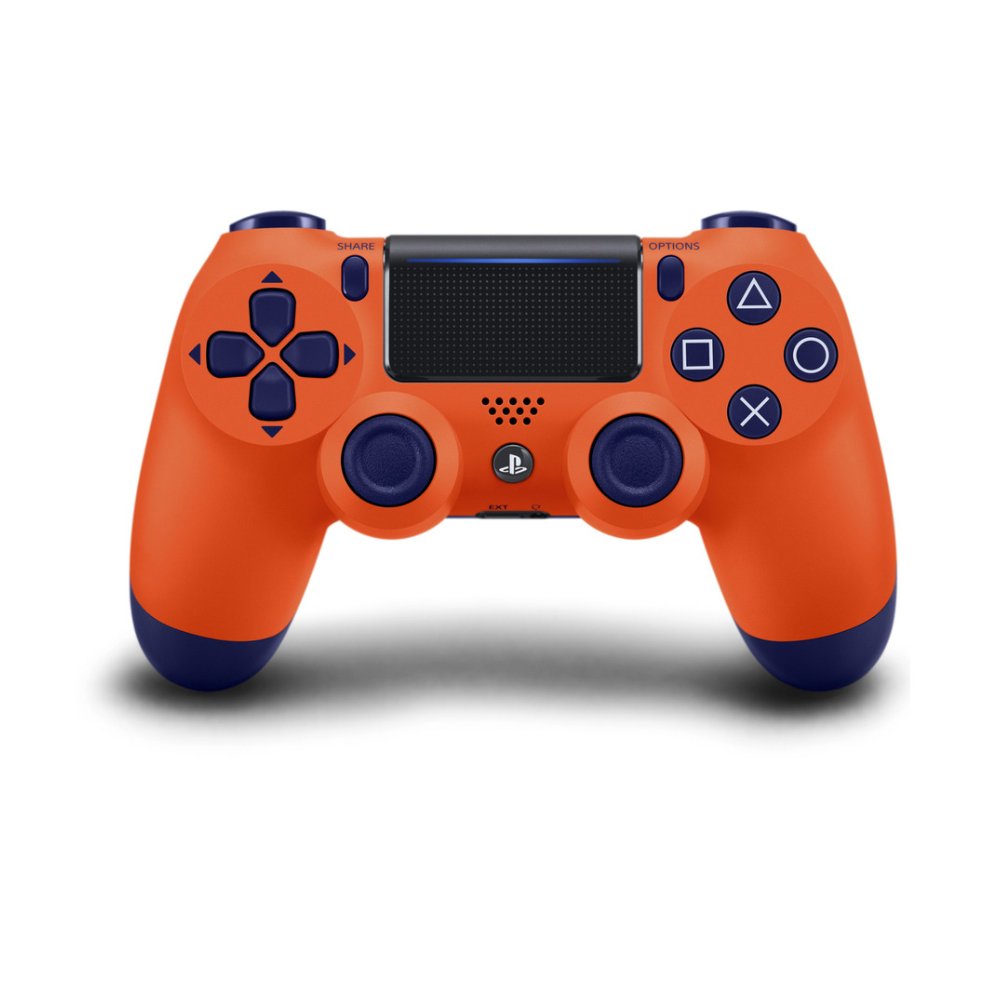 Controle compatível com PS4 DualShock 4 Joystick Sem Fio Bluetooth - Sunset Orange