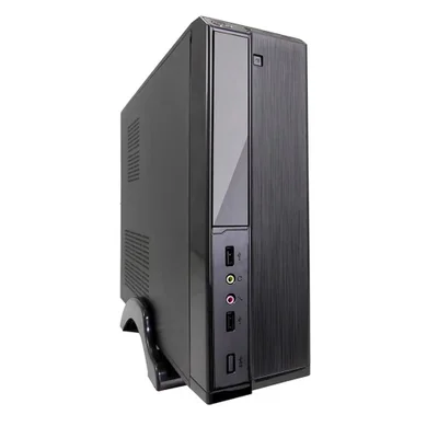 Gabinete Slim Htq562b - Sff Micro-atx Com Fonte 200w Real Sfx – Preto