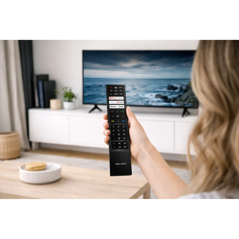 Imagem 3 de 5 do produto Controle Remoto Compatível Com Tv Aoc Smart Fbg-9345 | Alta Qualidade