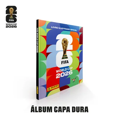 Copa Do Mundo 2026 - Álbum Capa Dura + Kit 24 Envelopes de Figurinhas - Fifa World Cup 2026™?