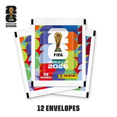 Copa Do Mundo 2026 - Kit Com 12 Envelopes de Figurinhas - Fifa World Cup 2026™?
