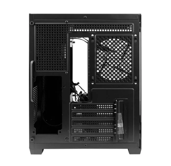 Imagem 2 de 4 do produto Gabinete Gamer RGB com Fans | Lateral em Video | M-ATX/Mini-ITX | Suporte GPU 330mm