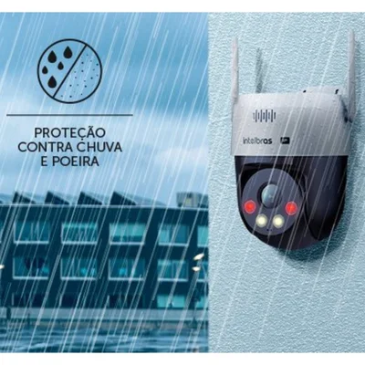 Kit 4 Câmeras Ip Vipw 1300 Mini Intelbras Wi-fi Cartão 128GB — foto 4
