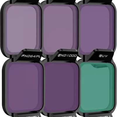 Kit de Filtros ND8/ND16/ND32/ND64/ND1000/UV Bright Day para DJI Flip e DJI Lito X1 - Freewell